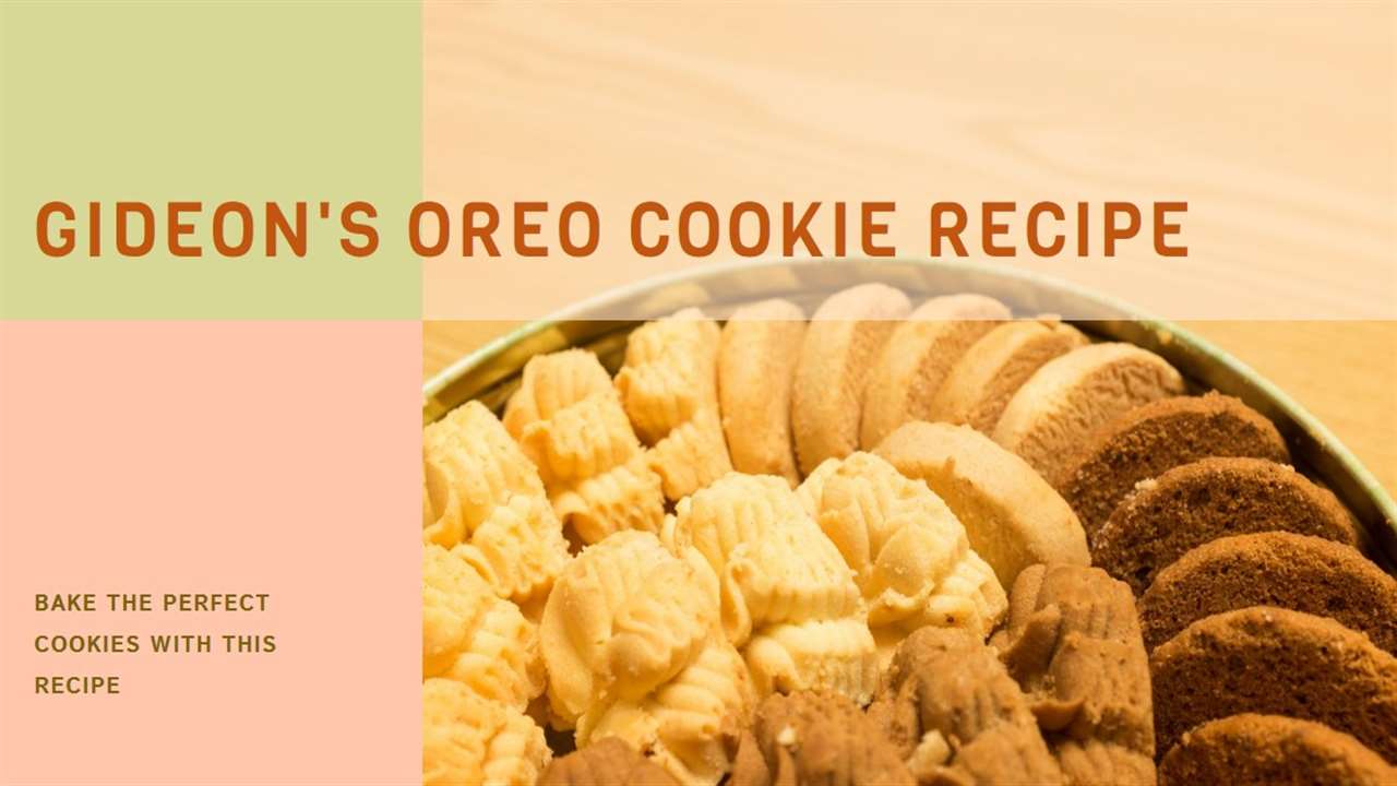 Gideon's Oreo Cookie Recipe